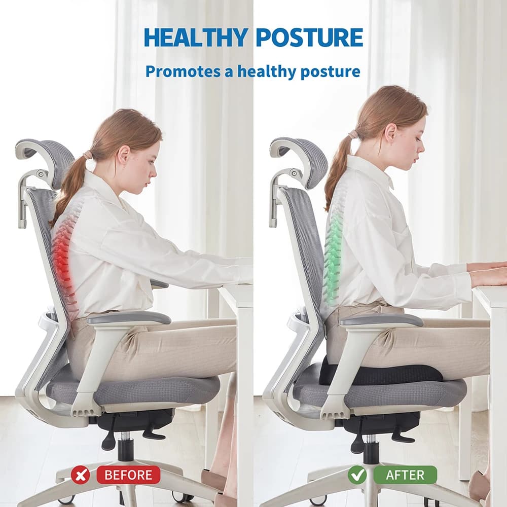 SitWell Gel Memory Foam Seat Cushion thumbnail 2